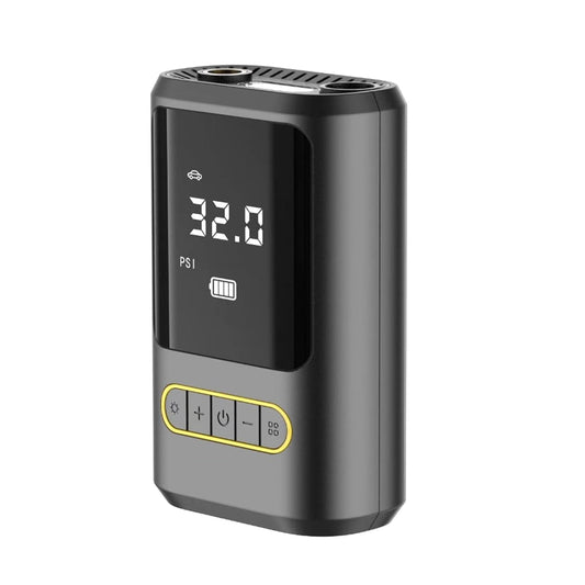 Portable Smart Car Air Pump Tire Inflator, Cordless Digital Air Pump with LCD Display, Preset Pressure Modes, Auto Shut-Off, USB Rechargeable Air Pump for Car, Motorcycle, Bicycle and Sports Balls