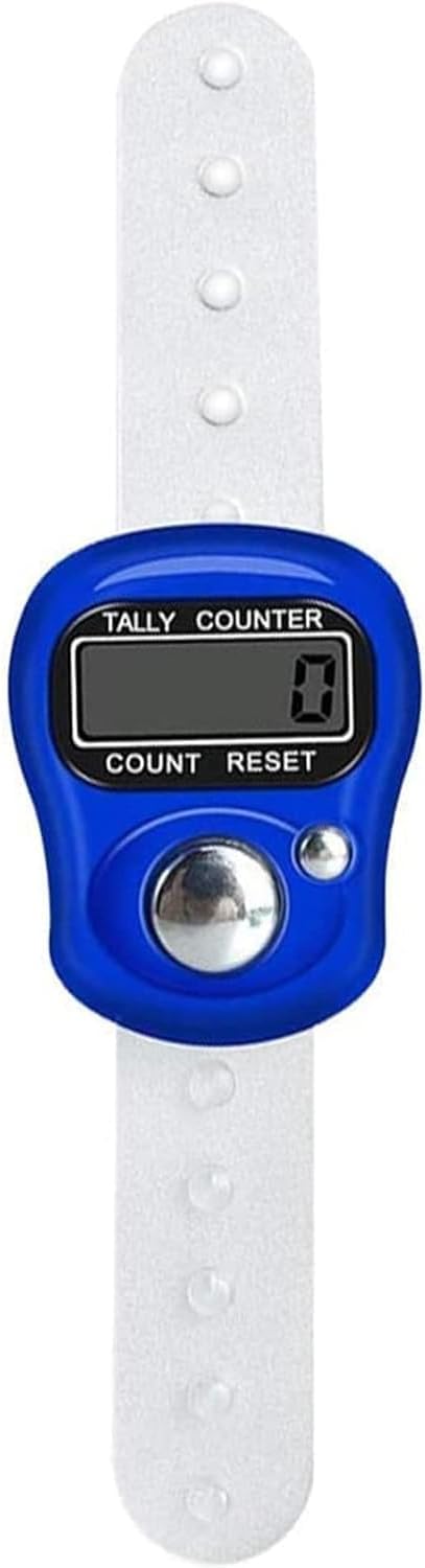 Resettable 5 Digit LCD Electronic Digital Display Finger Hand Tally Tasbeeh Counter Counting, Resettable Finger Digital Tally Lap Counter