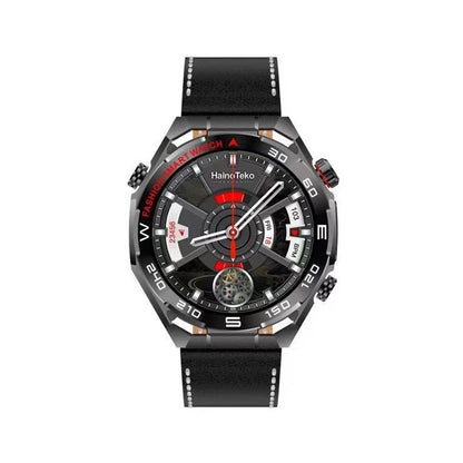 HainoTeko RW-81 Waterproof Smart Watch with Bluetooth Calling AMOLED Display 10 Days Battery Backup and 3 Pair Straps