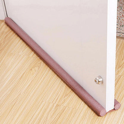 Double-Sided Door Draft Stopper Under Door Seal Guard Noise Reduction, Dust & Insect Blocker, Energy Saving Door Bottom Insulator Easy Installation for Home & Office Tan