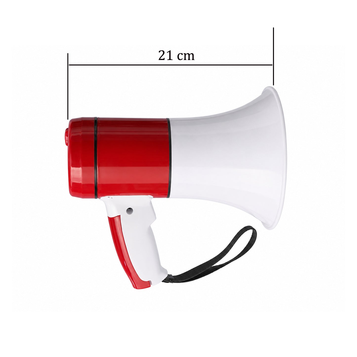 Portable Rechargeable Handheld Megaphone Speaker with Siren Function, Loud Voice Amplifier for Events, Crowd Control, Sports, School & Outdoor Announcements