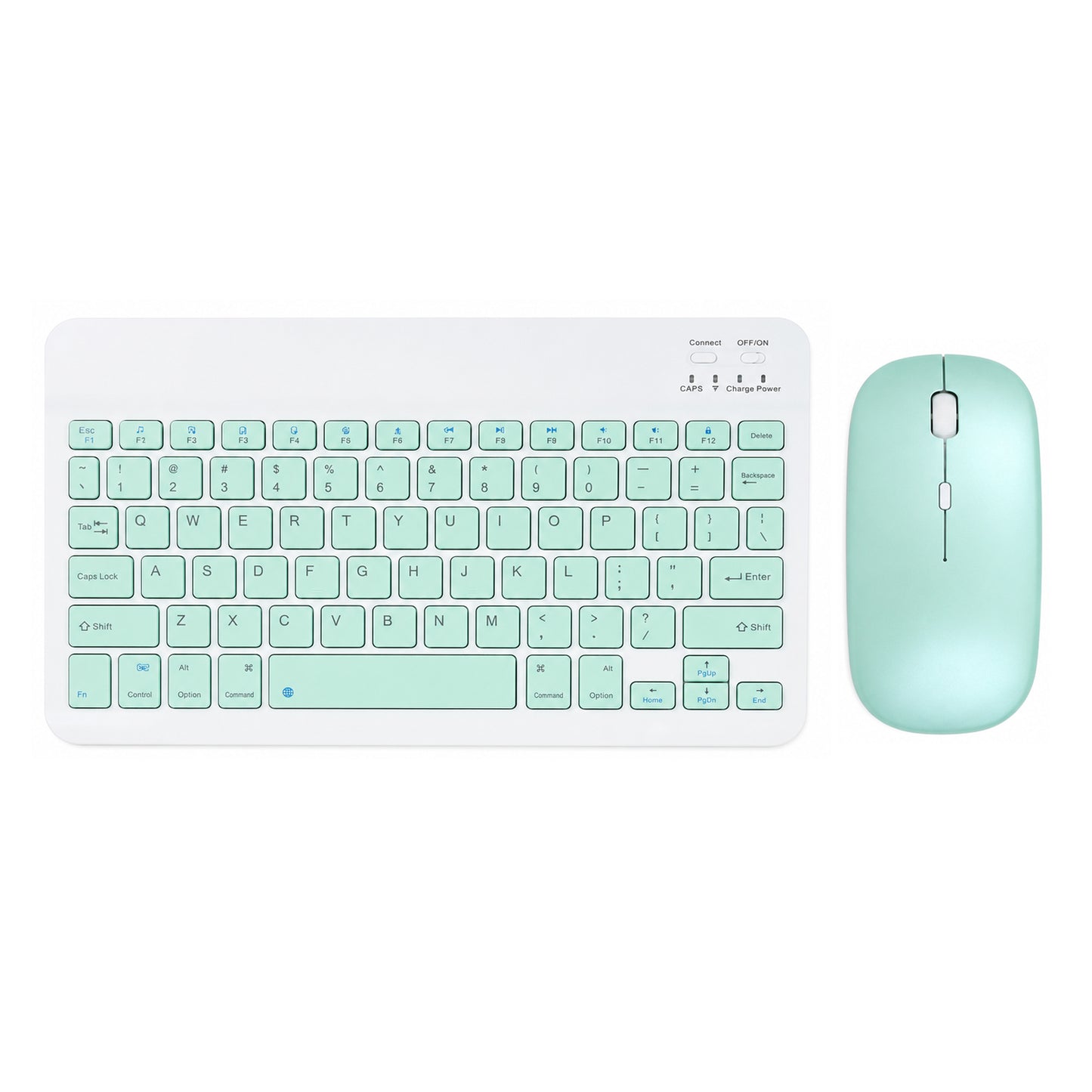 Wireless Rechargeable Keyboard & Mouse Combo with 2.4GHz USB Receiver, Silent Keys, Ergonomic Slim Design, Multi-Device Compatible for Windows, Android & iOS