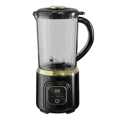 Portable Rechargeable Double-Knife Blender Juicer with Stainless Steel Blades, 1000ml Large Capacity Smoothie Maker, USB Charging Multipurpose Fruit and Ice Crusher Black
