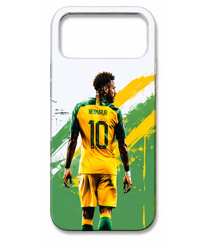 Lacoz Football Theme Neymar Jr Brazil Printed Slim Fit Anti-Scratch Back Case with Precision Cut-Outs and Comfortable Grip Shockproof Protective Cover Compatible With iPhone 13 Pro Max