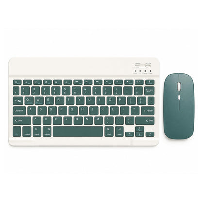Wireless Rechargeable Keyboard & Mouse Combo with 2.4GHz USB Receiver, Silent Keys, Ergonomic Slim Design, Multi-Device Compatible for Windows, Android & iOS