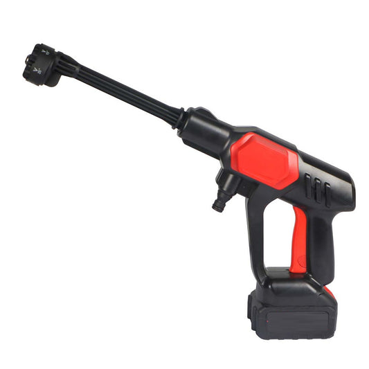 Cordless High Pressure Washer Gun 48V Rechargeable Portable Car Washer Spray Gun with Foam Bottle, Multi-Nozzle Water Spray, Battery Powered Cleaning Machine for Car, Bike, Garden & Home Use
