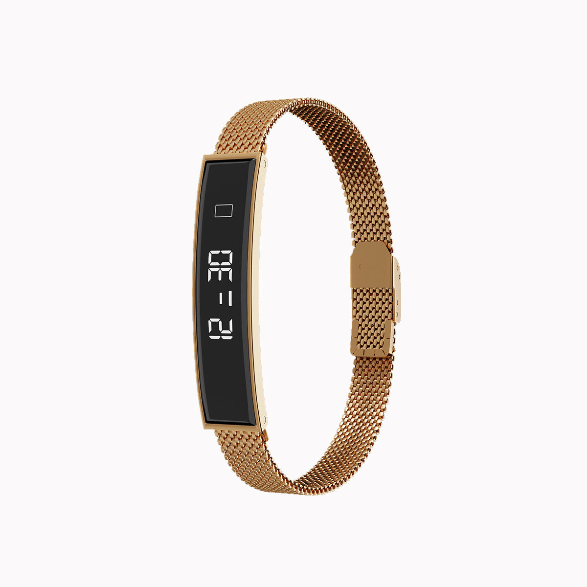 Smart Bracelet Fitness Tracker with Waterproof Heart Rate, Sleep Monitoring Bluetooth 5.3 Health Tracker Bracelet Designed for Ladies and Gents Gold
