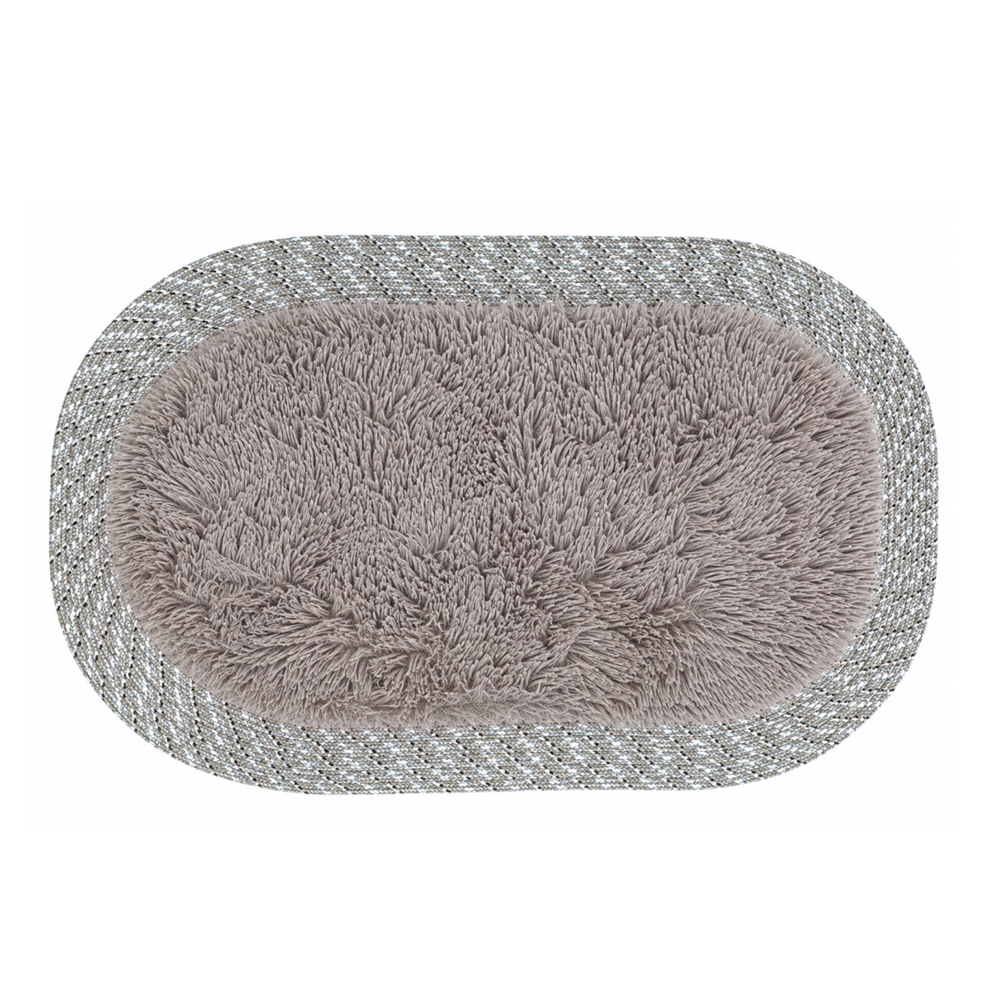 Ultra Soft Shaggy Floor Mat with Non-Slip Backing, Washable Plush Rug for Bedroom, Living Room, Bathroom, Kitchen & Entryway