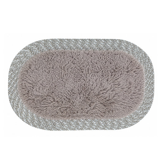 Ultra Soft Shaggy Floor Mat with Non-Slip Backing, Washable Plush Rug for Bedroom, Living Room, Bathroom, Kitchen & Entryway