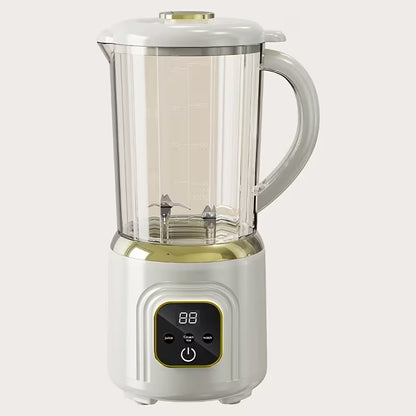 Portable Rechargeable Double-Knife Blender Juicer with Stainless Steel Blades, 1000ml Large Capacity Smoothie Maker, USB Charging Multipurpose Fruit and Ice Crusher White