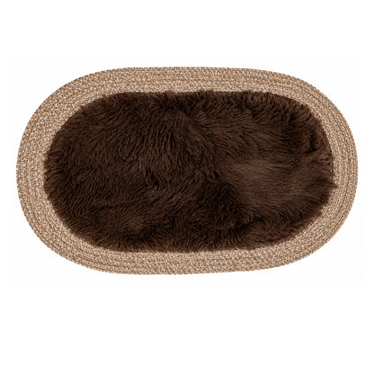 Ultra Soft Shaggy Floor Mat with Non-Slip Backing, Washable Plush Rug for Bedroom, Living Room, Bathroom, Kitchen & Entryway