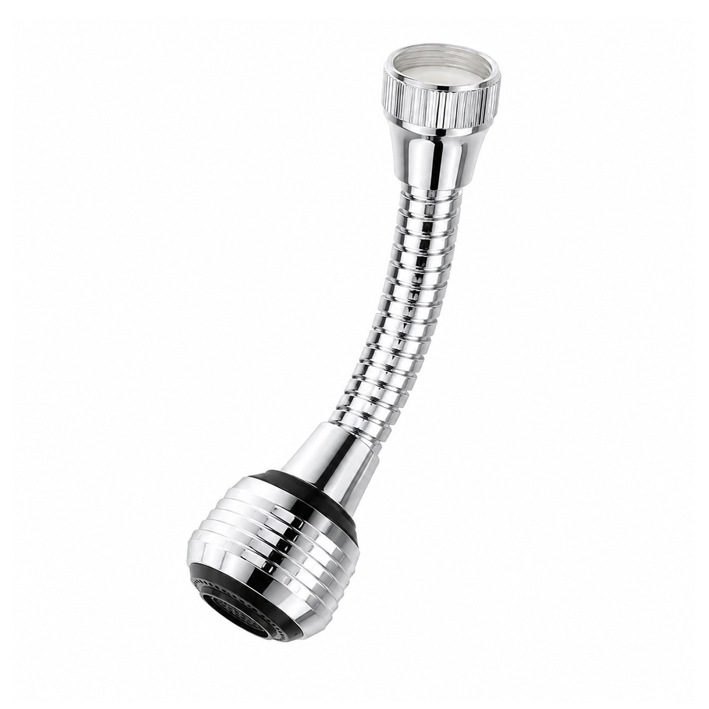 360° Swivel Kitchen Faucet Aerator with Flexible Hose-Water-Saving Sink Tap Nozzle Attachment, Universal Rotating Faucet Extender for Kitchen & Bathroom Sinks