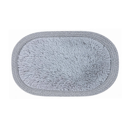 Ultra Soft Shaggy Floor Mat with Non-Slip Backing, Washable Plush Rug for Bedroom, Living Room, Bathroom, Kitchen & Entryway
