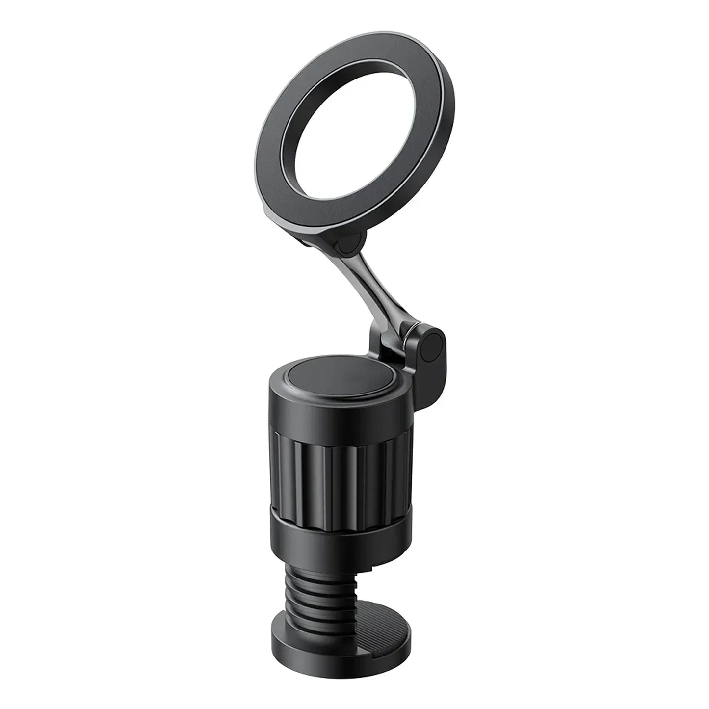 Universal Magnetic Travel Phone Holder Foldable Adjustable Mobile Phone Stand, Strong Magnetic Mount, Multi-Angle Rotation, Compact Portable Holder for Car, Desk, Travel & Home Use