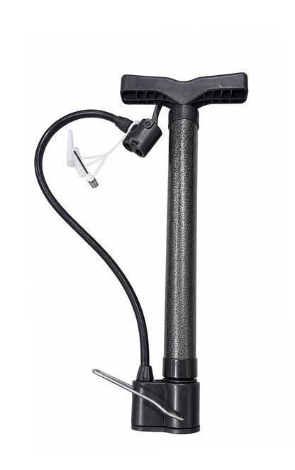 Portable Hand Air Pump with 3 Nozzle Attachments, Manual Air Inflator Pump for Bicycle Tires Sports Balls, Pool Floats, Air Cushions, Inflatable Toys & Outdoor Accessories