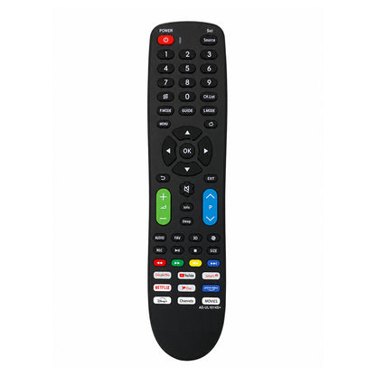 Universal Smart TV Remote Control for LCD, LED & Smart TVs – Compatible with 1000+ TV Models, Easy Setup, Long-Range IR Signal, Dedicated Streaming Hotkeys
