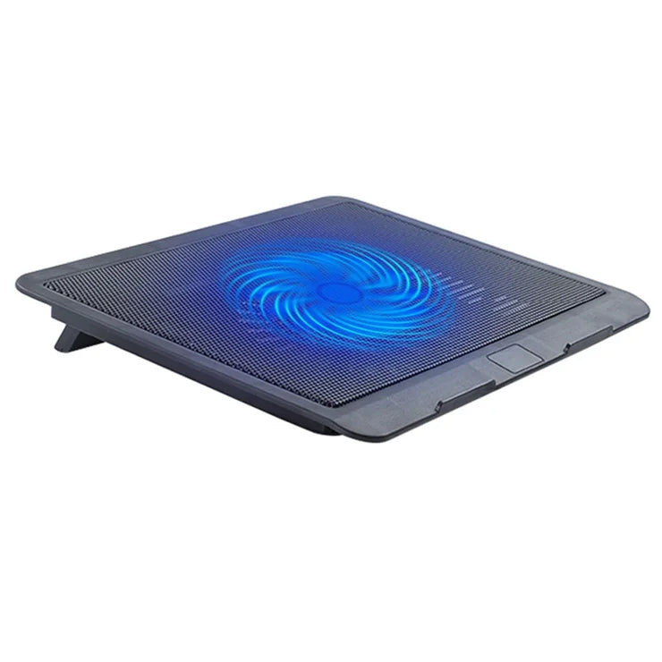 N191 USB Powered Portable Laptop Cooling Pad with Adjustable Stand, Silent 14CM Fan, Slim Lightweight Notebook Cooler for Up to 17 Inch Laptops