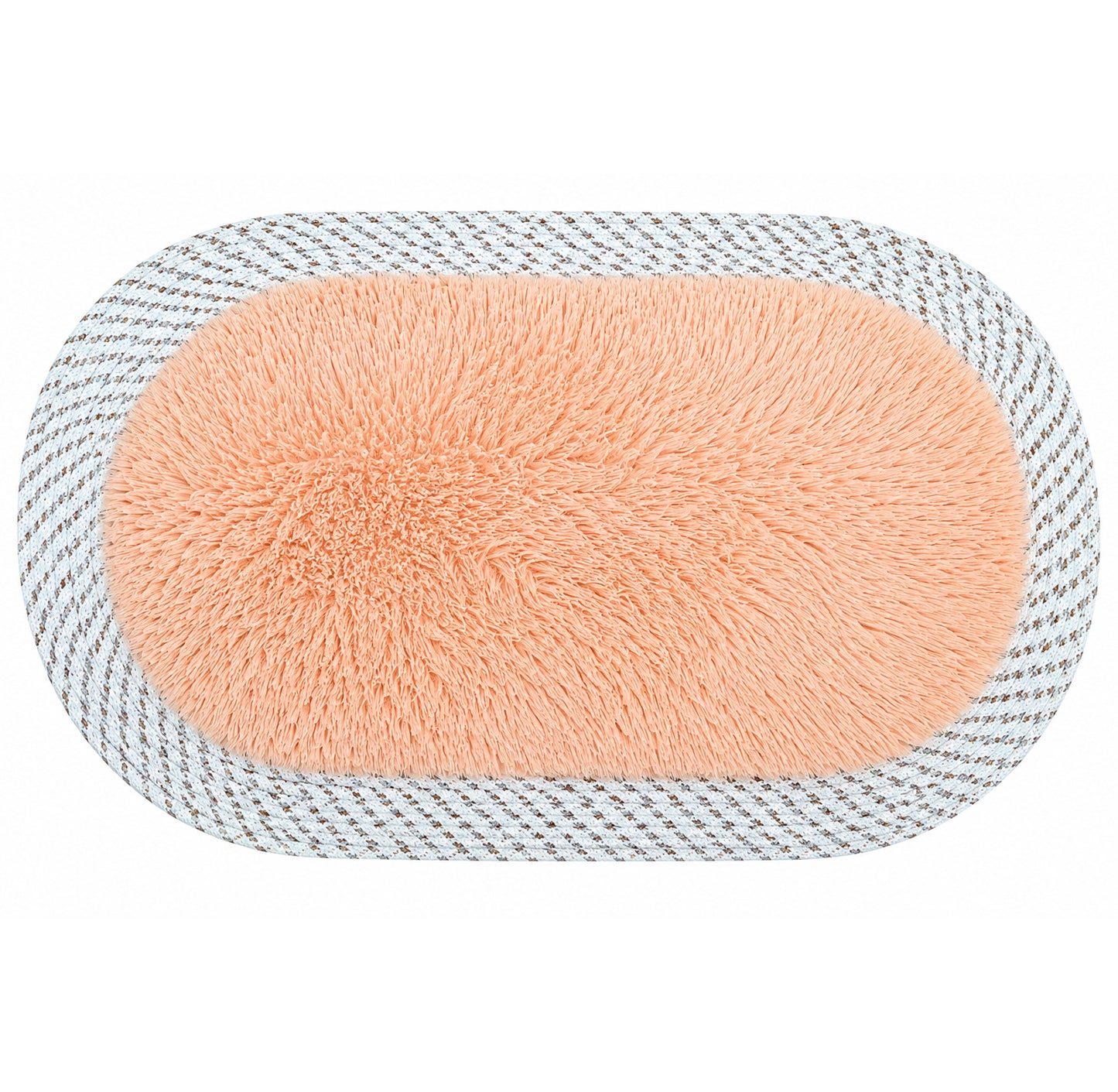 Ultra Soft Shaggy Floor Mat with Non-Slip Backing, Washable Plush Rug for Bedroom, Living Room, Bathroom, Kitchen & Entryway
