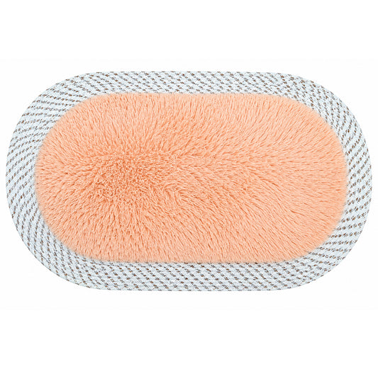 Ultra Soft Shaggy Floor Mat with Non-Slip Backing, Washable Plush Rug for Bedroom, Living Room, Bathroom, Kitchen & Entryway