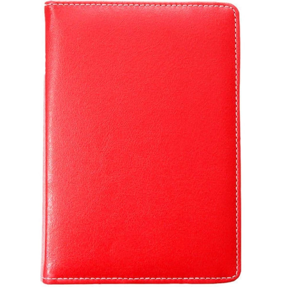 Universal 7 Inch Tablet Case Cover Premium PU Leather 360° Rotating Stand Folio Wallet Case with Elastic Clips & Camera Slots