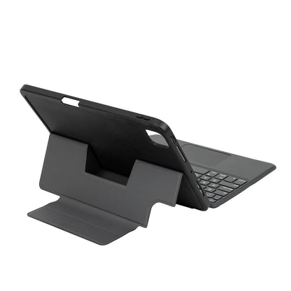 Touch Keyboard Case with Trackpad for iPad Pro 11 2024/2025 Magnetic Protective Cover with Backlit Keyboard, Multi-Touch Trackpad, Rechargeable Wireless Keyboard Case Black