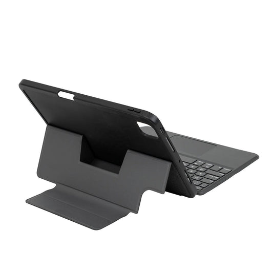 Touch Keyboard Case with Trackpad for iPad 10.2 Magnetic Protective Cover with Backlit Keyboard, Multi-Touch Trackpad, Rechargeable Wireless Keyboard Case Black