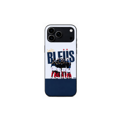 Lacoz Football Theme France Football Team Printed Slim Fit Anti-Scratch Back Case with Precision Cut-Outs and Comfortable Grip Shockproof Protective Cover Compatible With iPhone 14 Pro Max