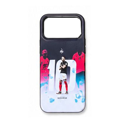 Lacoz Football Theme Neymar Jr Printed Slim Fit Anti-Scratch Back Case with Precision Cut-Outs and Comfortable Grip Shockproof Protective Cover Compatible With iPhone 17 Pro