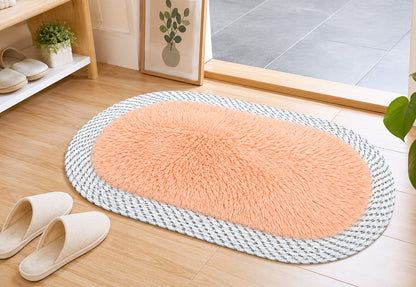 Ultra Soft Shaggy Floor Mat with Non-Slip Backing, Washable Plush Rug for Bedroom, Living Room, Bathroom, Kitchen & Entryway