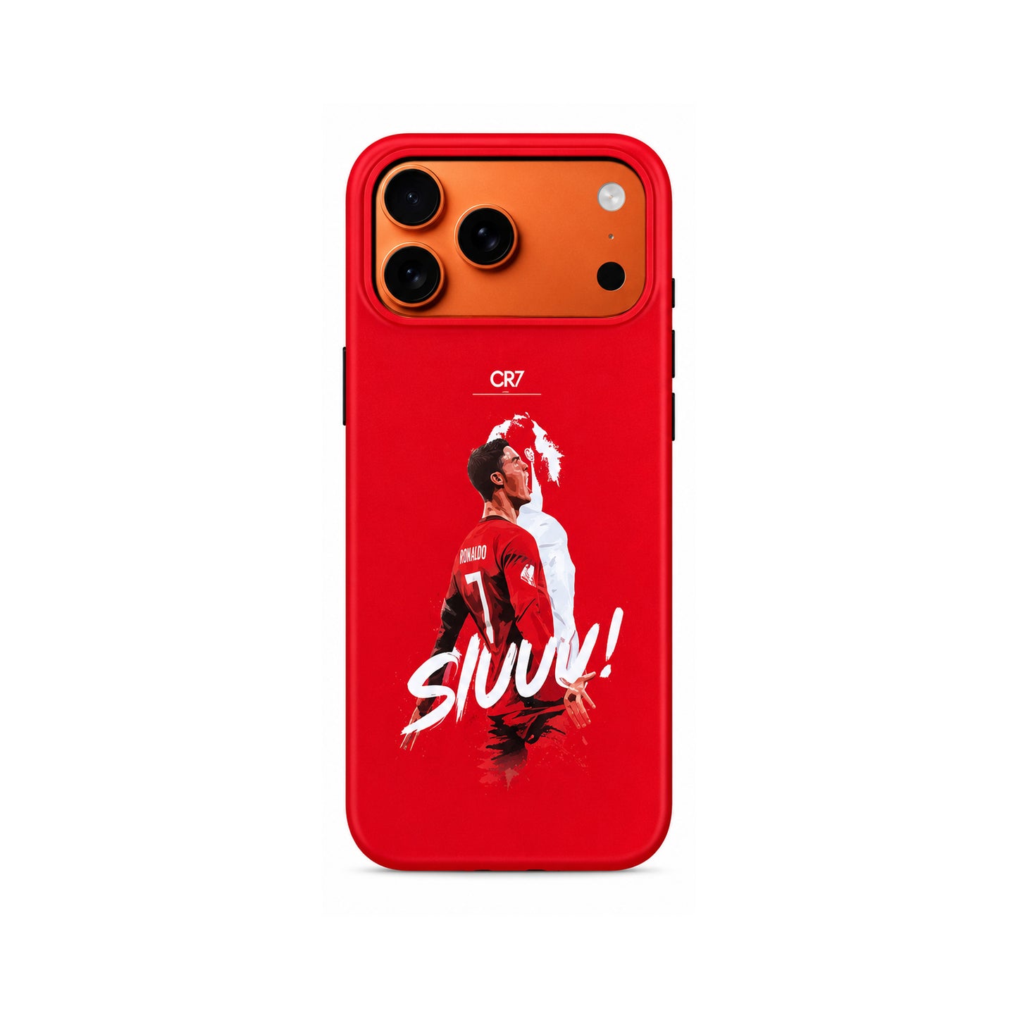 Lacoz Football Theme Cristiano Ronaldo Printed Slim Fit Anti-Scratch Back Case with Precision Cut-Outs and Comfortable Grip Shockproof Protective Cover Compatible With iPhone 15 Pro Max