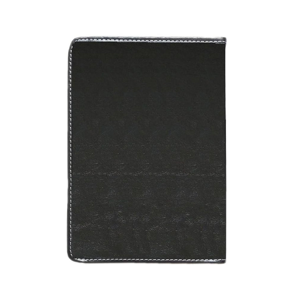 Universal 7 Inch Tablet Case Cover Premium PU Leather 360° Rotating Stand Folio Wallet Case with Elastic Clips & Camera Slots
