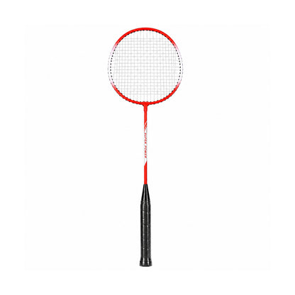 Badminton Racket & Shuttlecock Combo Set – 2 Lightweight Durable Steel Badminton Rackets with 2 Nylon Shuttlecocks, Non-Slip Grip, Pre-Strung Racquets for Indoor & Outdoor Sports