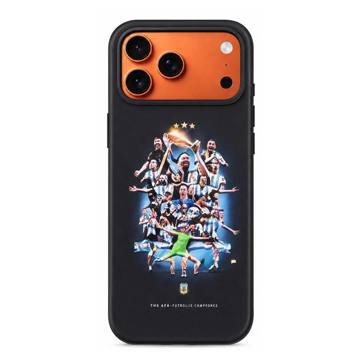 Lacoz Football Theme Argentina Worldcup Printed Slim Fit Anti-Scratch Back Case with Precision Cut-Outs and Comfortable Grip Shockproof Protective Cover Compatible With iPhone 14 Pro Max