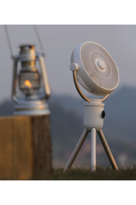 aISOLOVE Multi-Functional Rechargeable Portable Tripod Fan with Remote Control for Home, Hotel, Outdoor, Indoor, Camping and Travelling