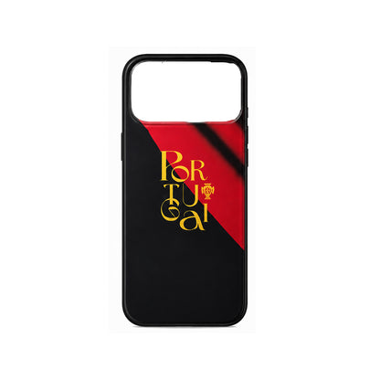 Lacoz Football Theme Portugal Team Logo Printed Slim Fit Anti-Scratch Back Case with Precision Cut-Outs and Comfortable Grip Shockproof Protective Cover Compatible With iPhone 16 Pro Max