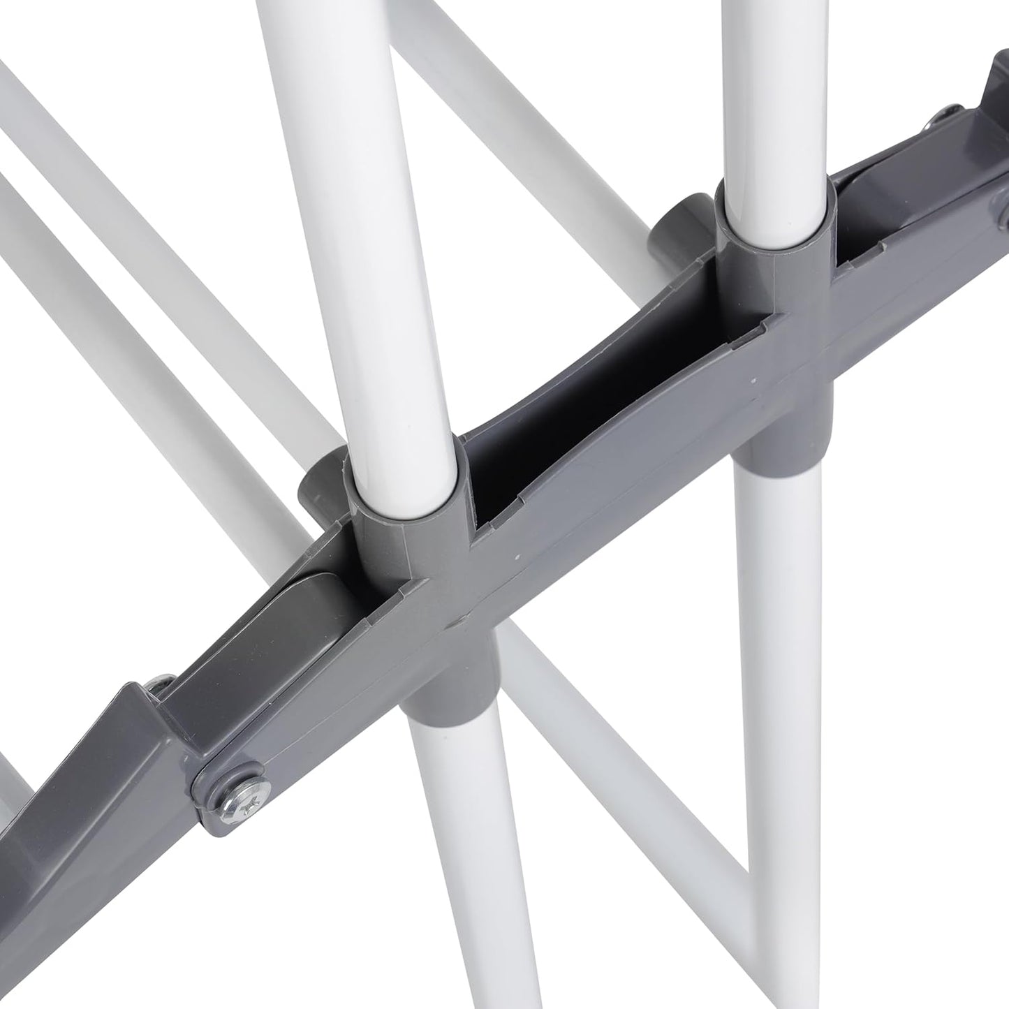 3 Tier Foldable Cloth Drying Stand with Wheels Heavy Duty Laundry Drying Rack for Indoor & Outdoor Use Space Saving Clothes Airer with Hanger Slots