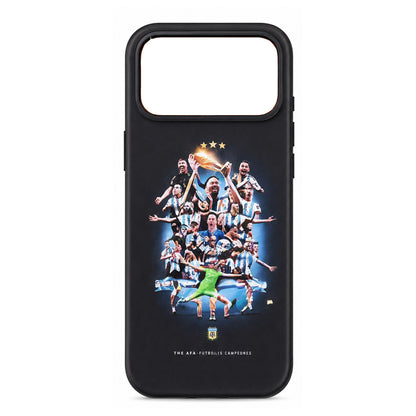 Lacoz Football Theme Argentina Worldcup Printed Slim Fit Anti-Scratch Back Case with Precision Cut-Outs and Comfortable Grip Shockproof Protective Cover Compatible With iPhone 17 Pro