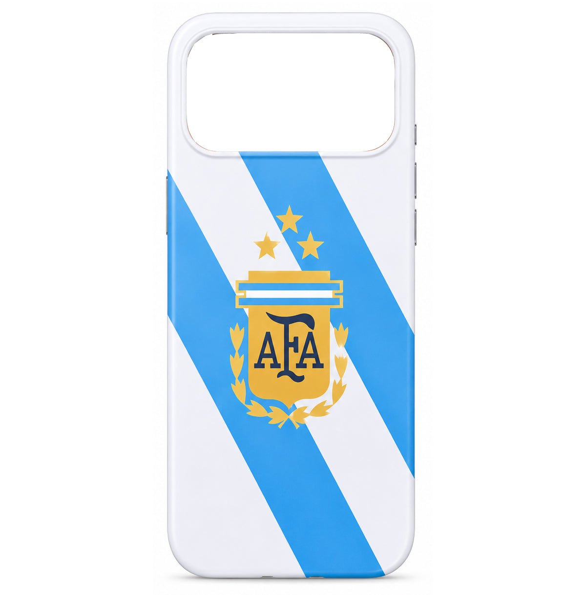 Lacoz Football Theme Argentina Team Logo Printed Slim Fit Anti-Scratch Back Case with Precision Cut-Outs and Comfortable Grip Shockproof Protective Cover Compatible With iPhone 13 Pro Max