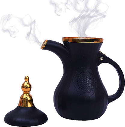 Portable USB Rechargeable Electric Bakhoor Burner Arabic Incense Burner for Oud & Bakhoor Charcoal-Free Aroma Diffuser, Home Office Travel Fragrance Burner