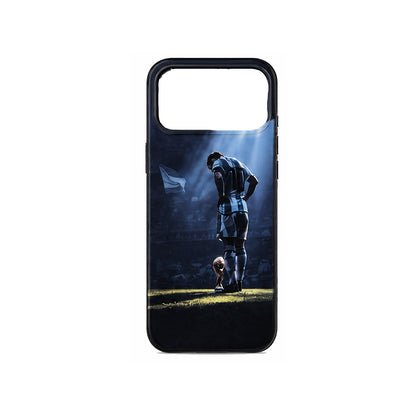 Lacoz Football Theme Lionel Messi Printed Slim Fit Anti-Scratch Back Case with Precision Cut-Outs and Comfortable Grip Shockproof Protective Cover Compatible With iPhone 15 Pro Max