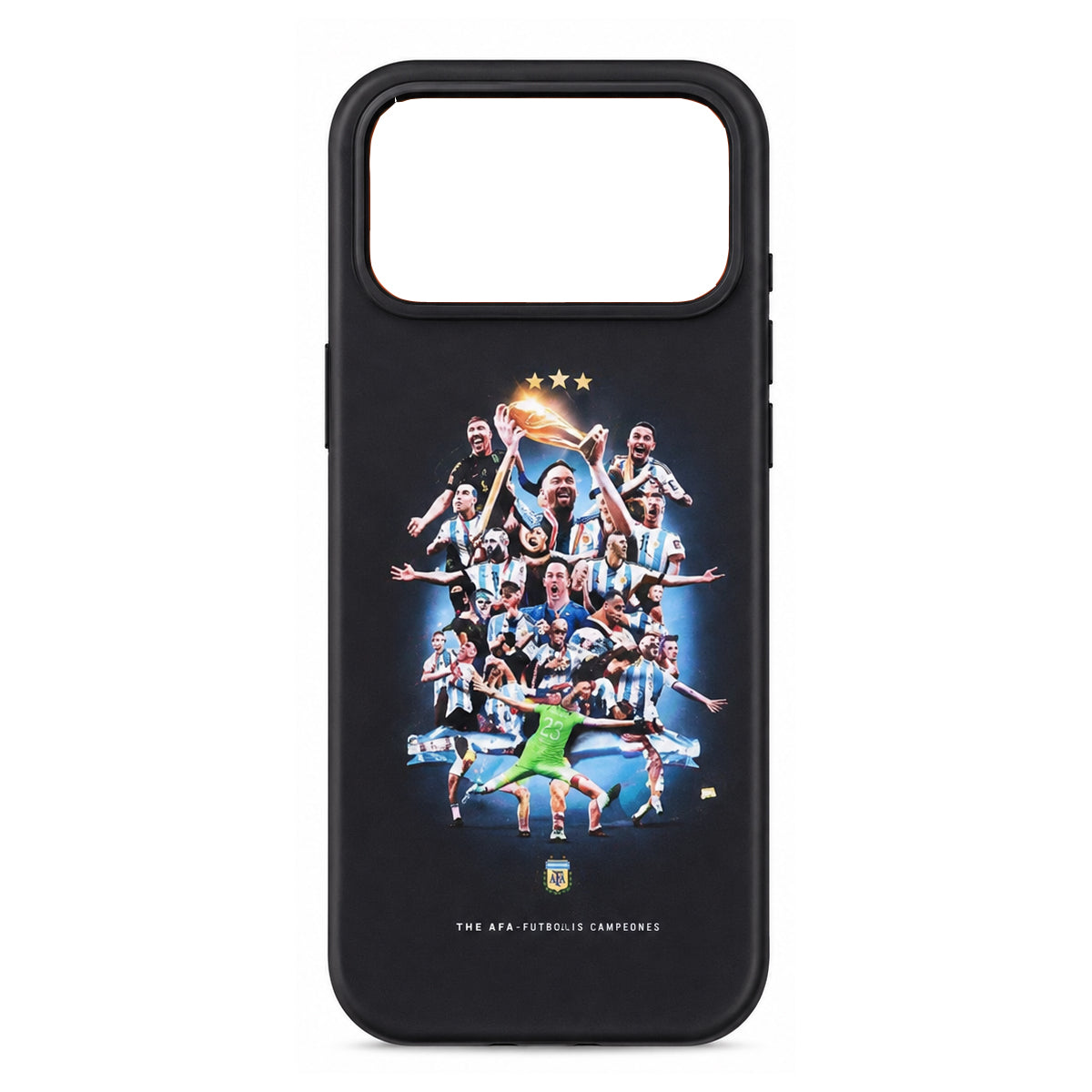 Lacoz Football Theme Argentina Worldcup Printed Slim Fit Anti-Scratch Back Case with Precision Cut-Outs and Comfortable Grip Shockproof Protective Cover Compatible With iPhone 14 Pro Max