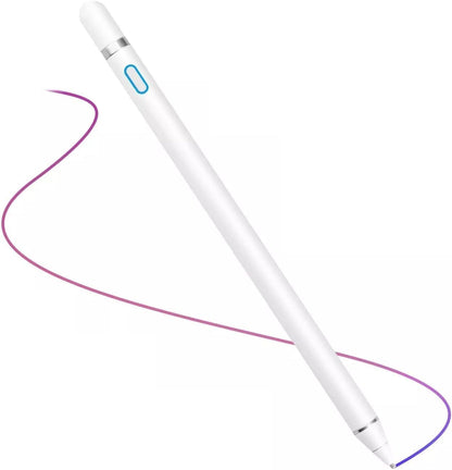 2-in-1 Active Stylus Pen for iOS & Android Touch Screens, Rechargeable & Precise Copper Fine Tip, Compatible with iPad/iPhone/Samsung/Tablets and Other Tablets and Mobiles, Laptops