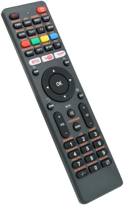 RM-L1130+X PLUS Lcd/Led Replacement Universal LCD IR TV Remote Control Netflix Youtube Feature For Different Brands