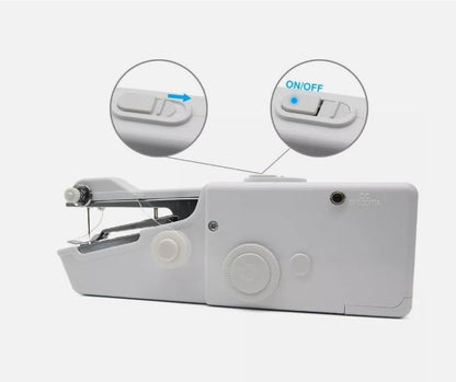 Handheld Sewing Machine Mini Size, Portable Sewing Machine Cordless Quick Stitch, Handheld Mini Held Sew Cloth Machine