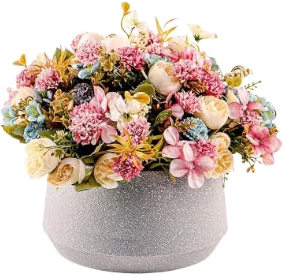 Modern Textured Plastic Plant Pot Durable & Stylish Decorative Planter for Indoor and Outdoor Use 