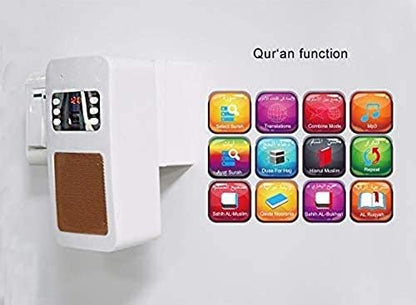 Equantu SQ-669 Smart Wall Plug Quran Speaker With Remote Bluetooth/Radio/Usb & SD