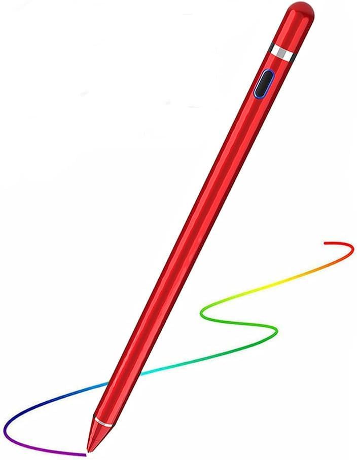 2-in-1 Active Stylus Pen for iOS & Android Touch Screens, Rechargeable & Precise Copper Fine Tip, Compatible with iPad/iPhone/Samsung/Tablets and Other Tablets and Mobiles, Laptops