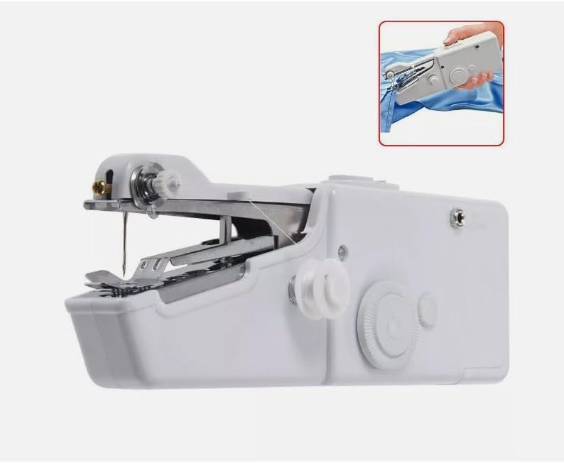 Handheld Sewing Machine Mini Size, Portable Sewing Machine Cordless Quick Stitch, Handheld Mini Held Sew Cloth Machine
