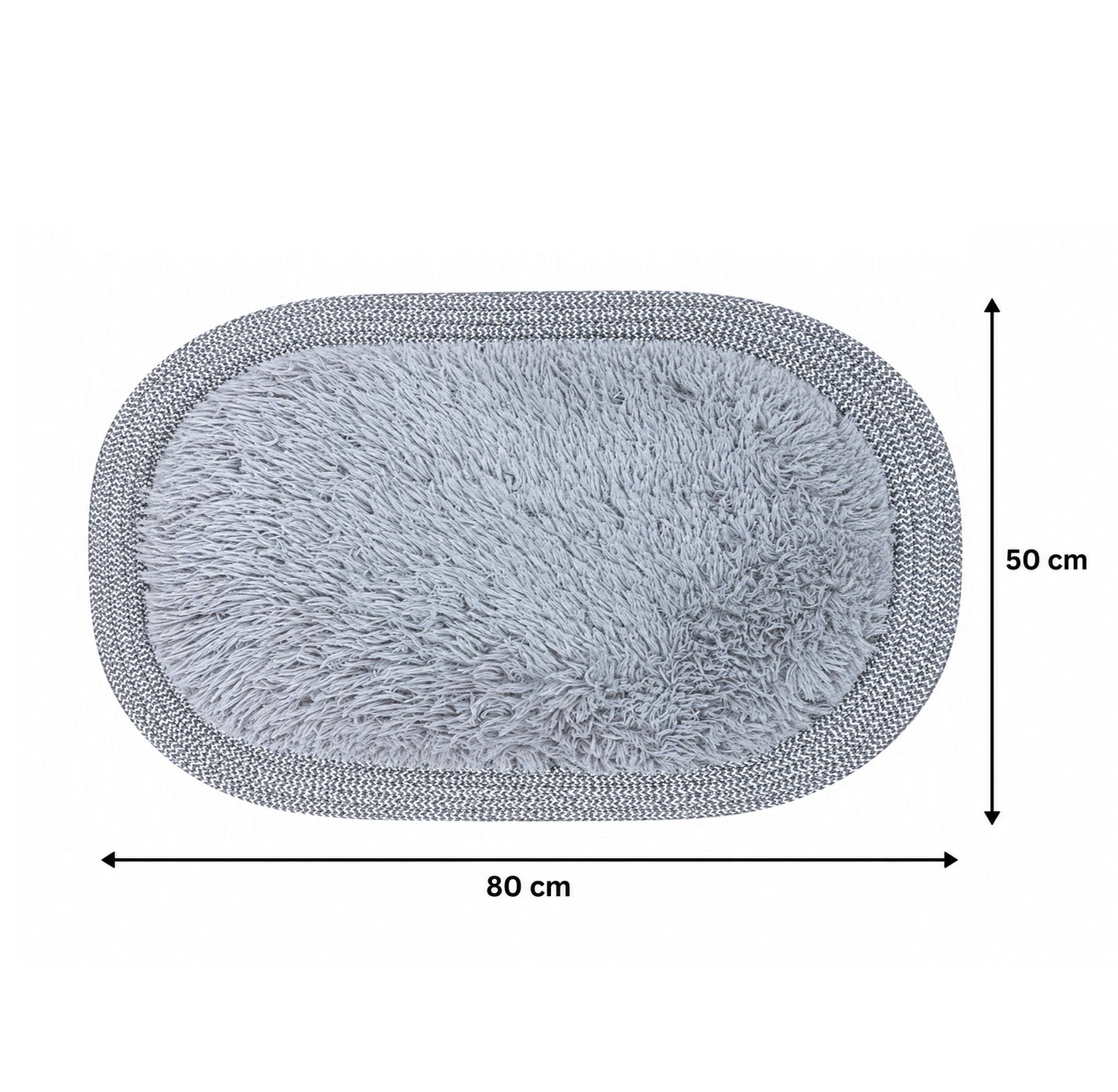 Ultra Soft Shaggy Floor Mat with Non-Slip Backing, Washable Plush Rug for Bedroom, Living Room, Bathroom, Kitchen & Entryway