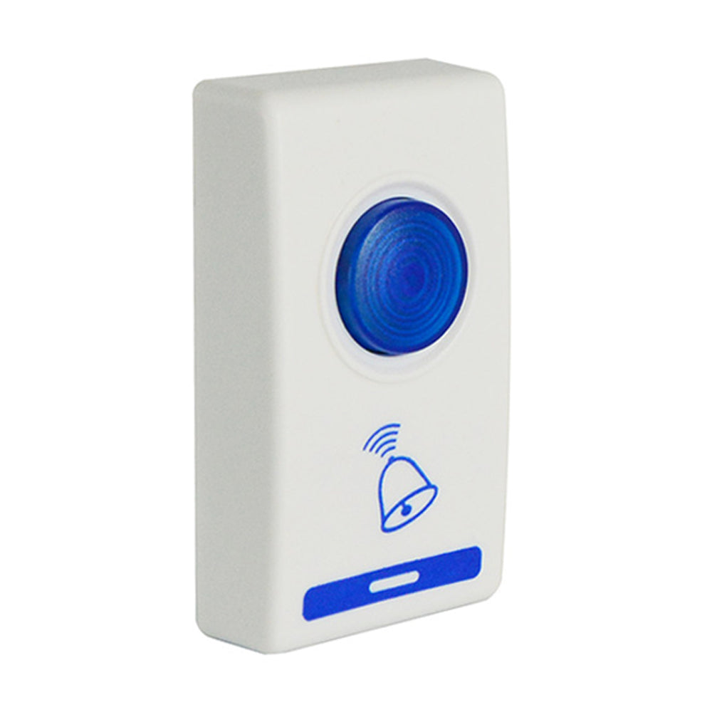 Wireless Doorbell | Remote Control Door Bell with Receiver & Transmitter | 32 Melodies | 100m Range | Easy Installation White